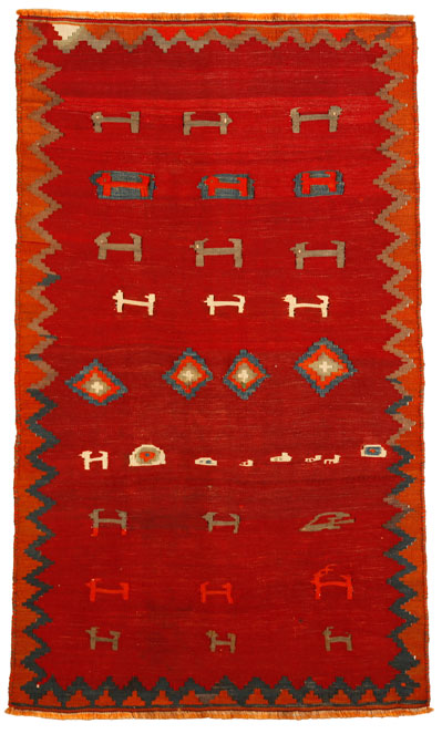 Vintage Kashkay kilim