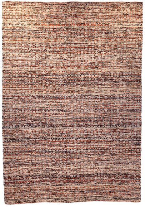 Rust and Brown Reverse Kilim