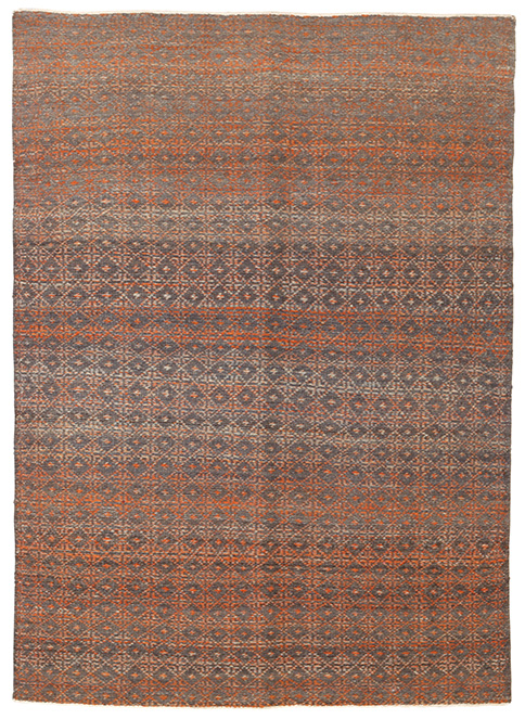 Orange Reverse Kilim